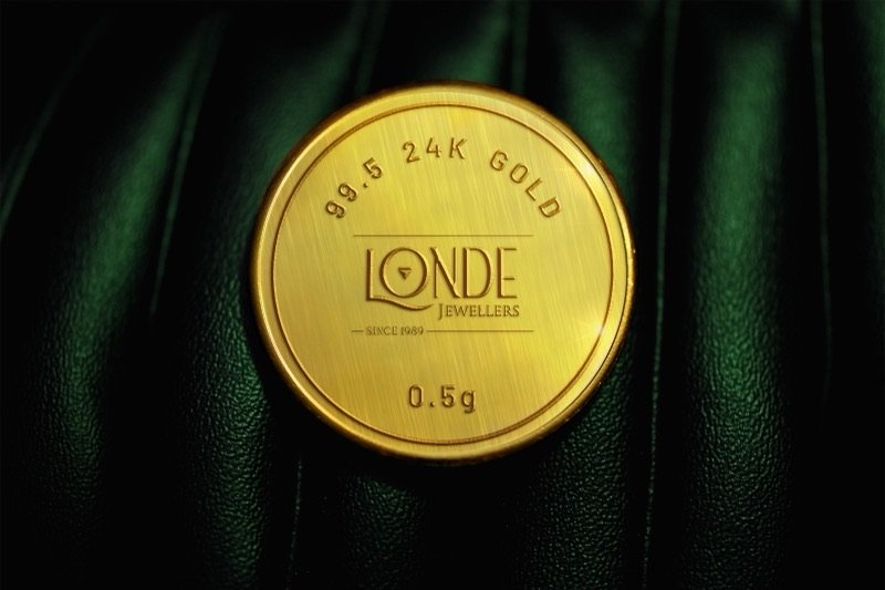 Londe Jewellers 24K gold coin 0.5 gram, exchange in Nagpur