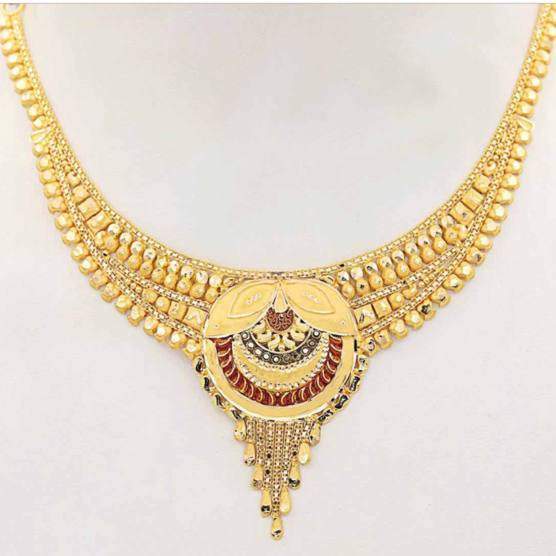 Sumptuous 22k gold necklace