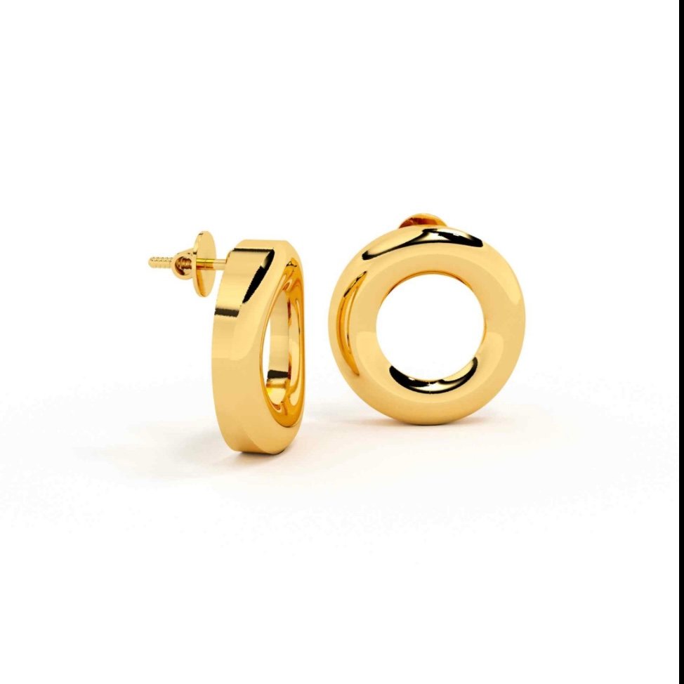 Delightful 22k gold earring