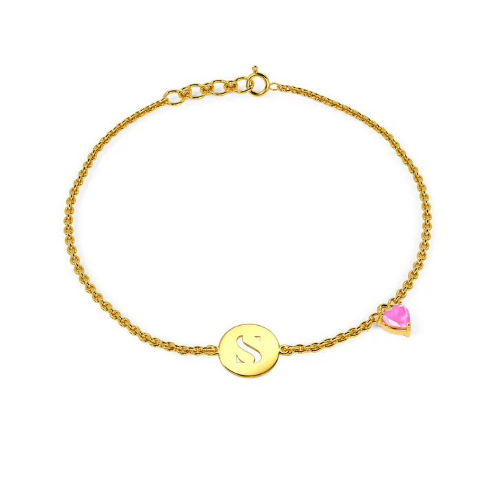 Initial S Bracelet