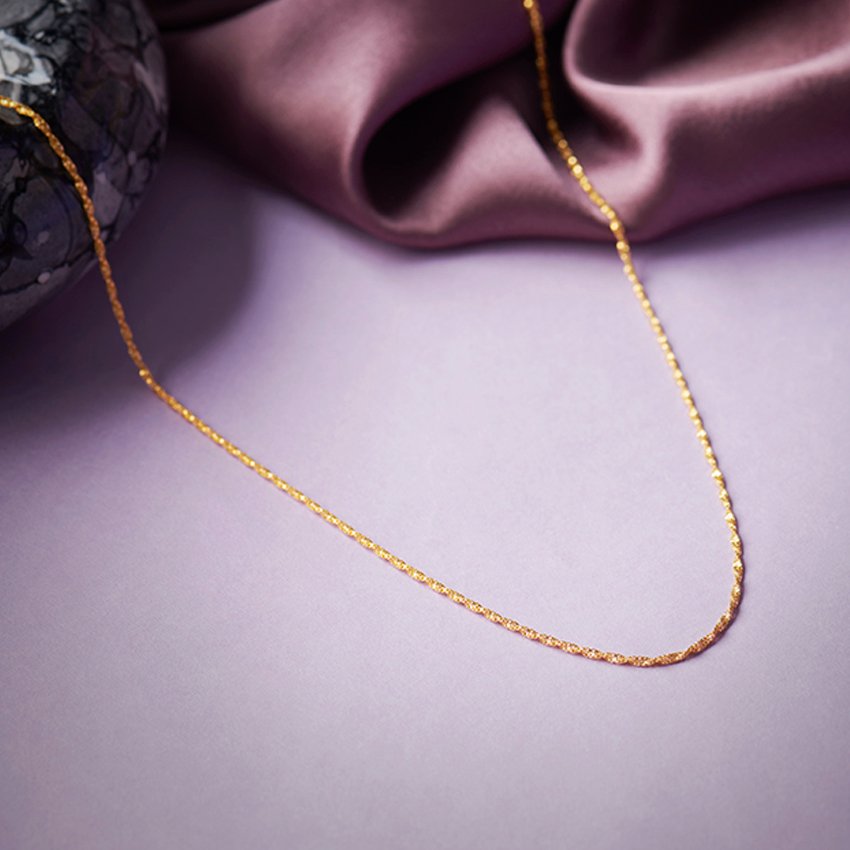 Twisted Gold Chain 