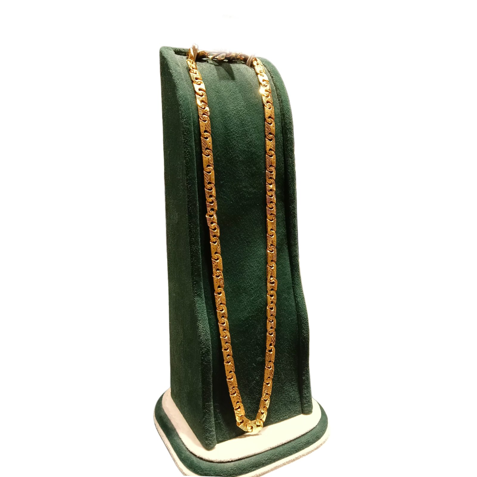 Nawabi Patterm Gold Chain 