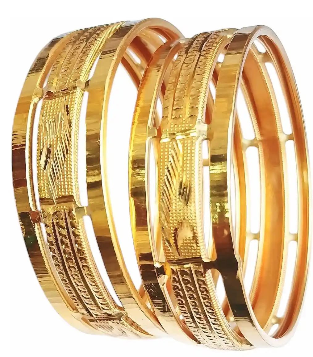 Bombay Patttern Gold Bangels