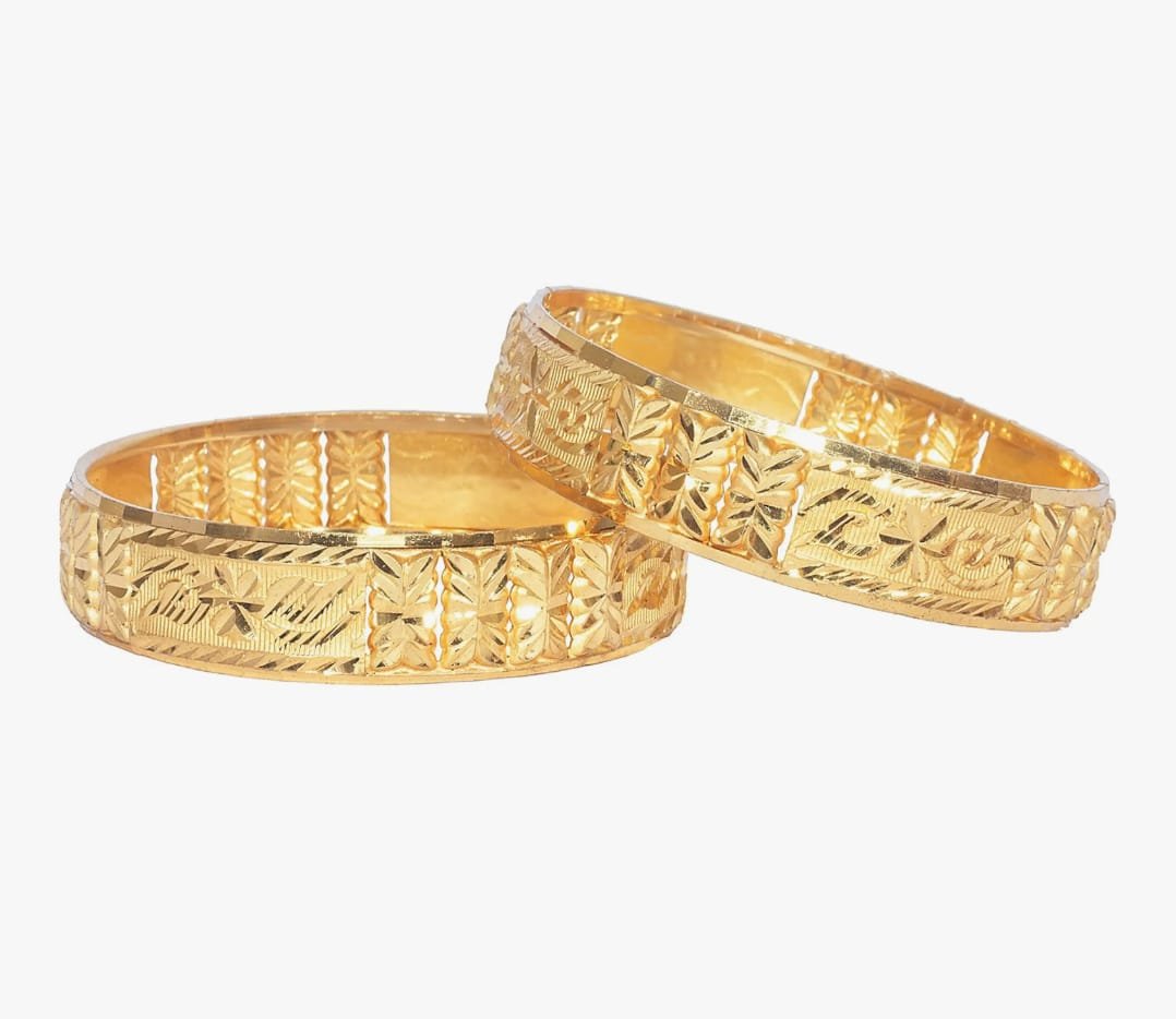 Bombay Patttern Gold Bangels