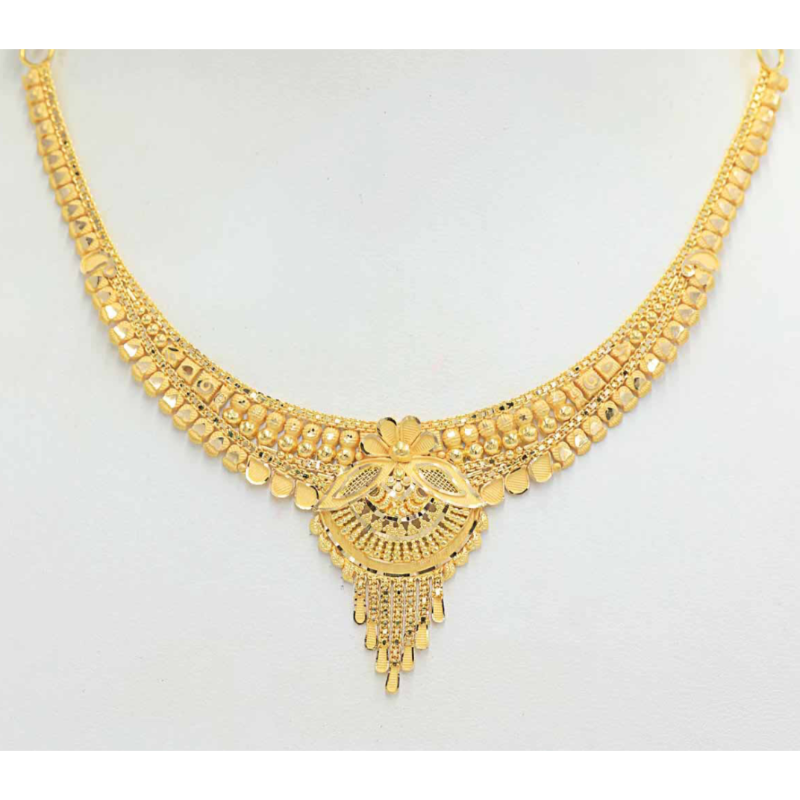 Aesthetic 22k gold necklace