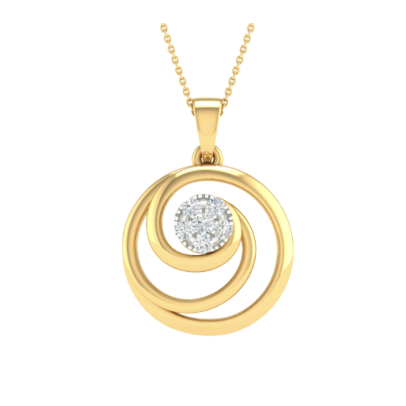 Alluring diamond pendant
