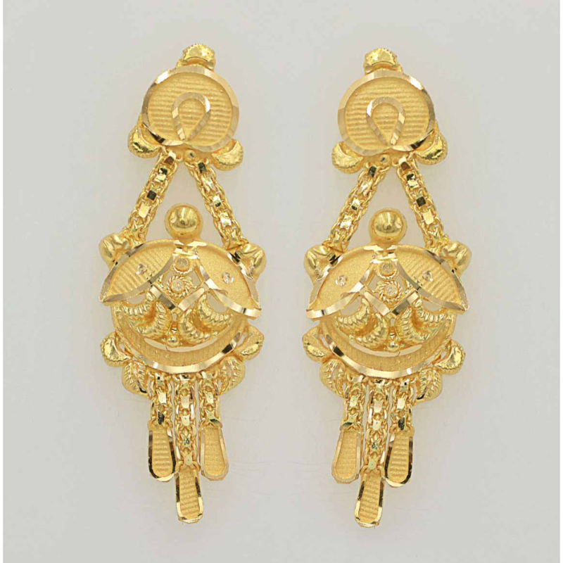Delightful 22k gold earring