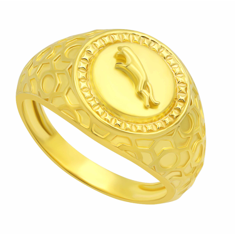 Artistic 22k gold ring