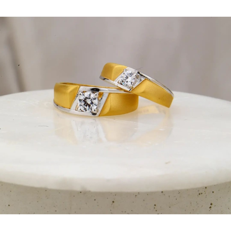 Majestic 22k gold couples ring