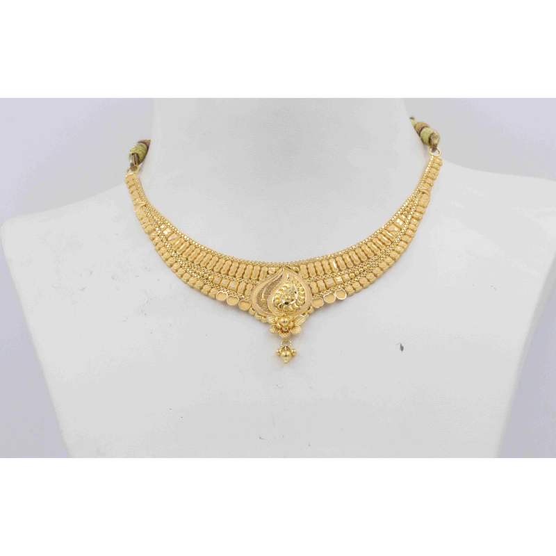 Striking 22k gold necklace