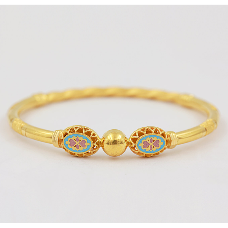 Captivating 22k gold bangles