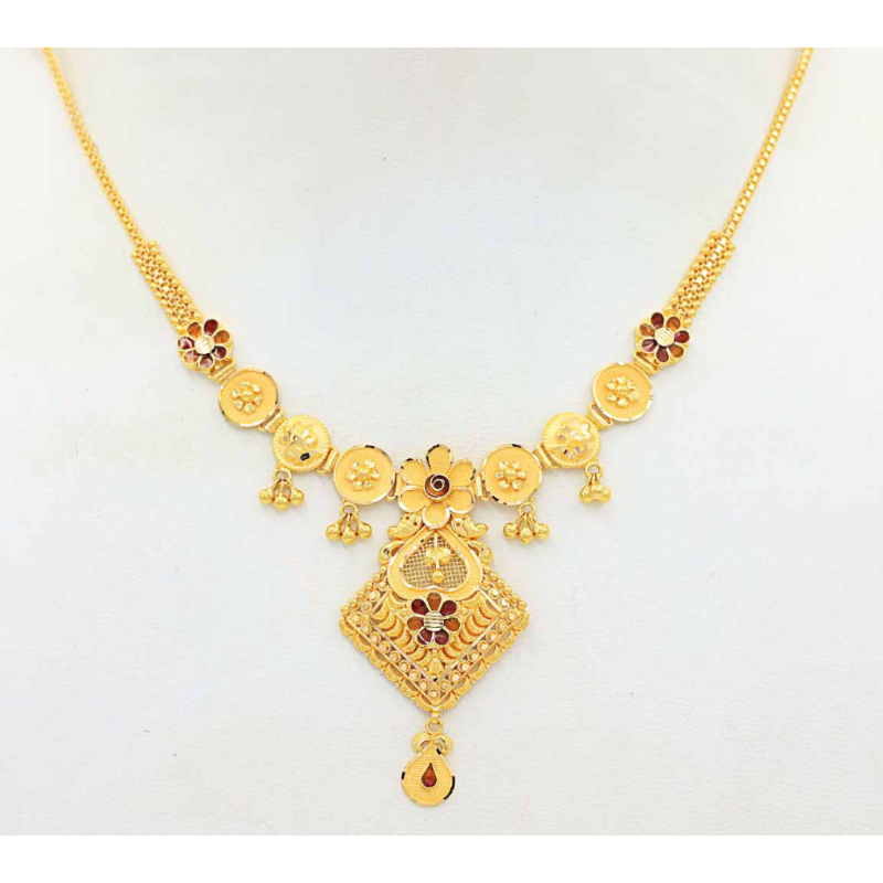 Enticing 22k gold necklace