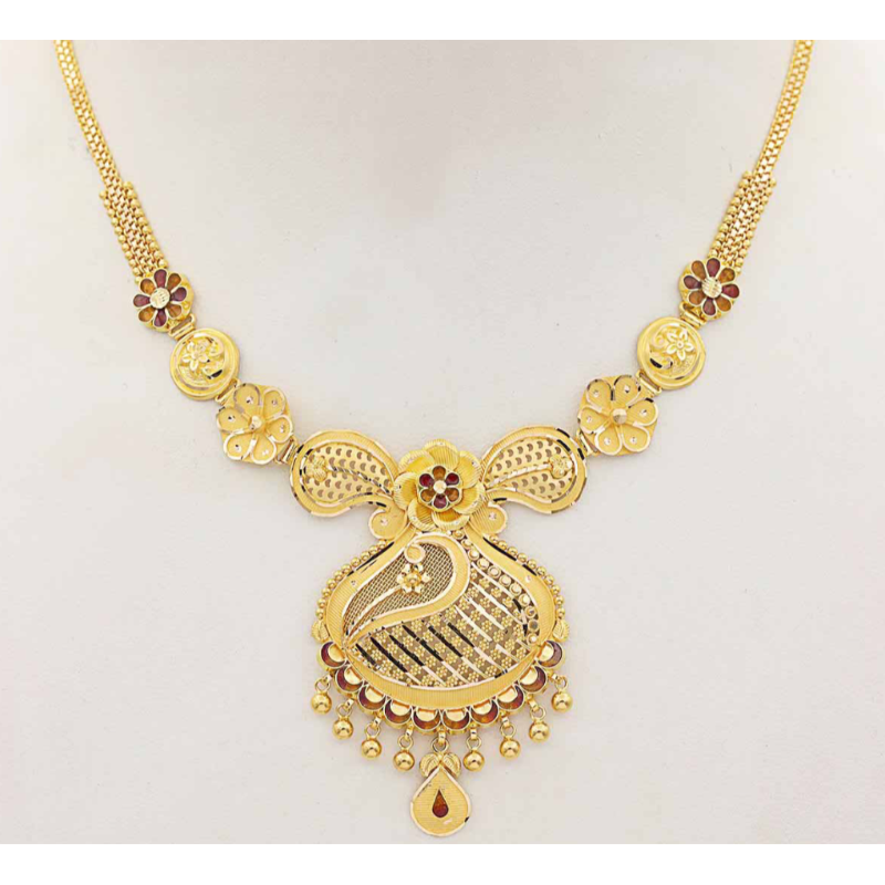 Exquisite 22k gold necklace