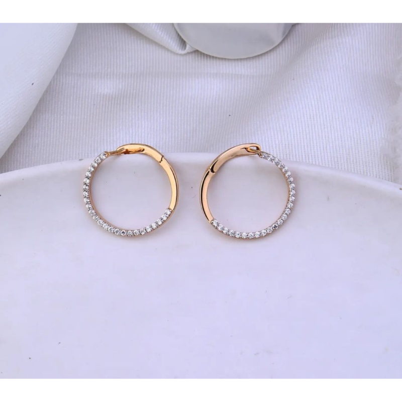 Beautiful 18k gold earrings