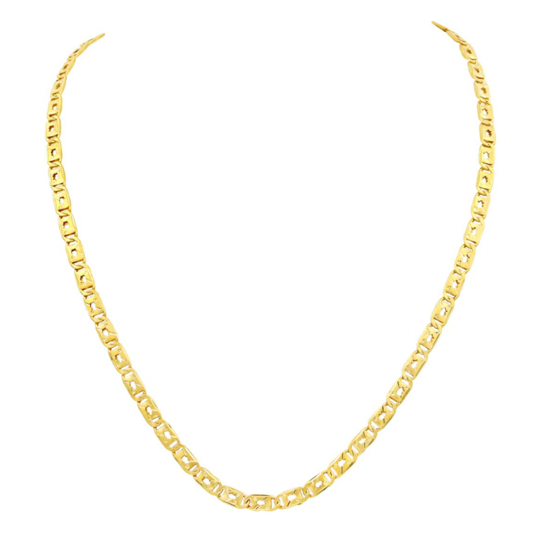 Artistic 22k gold chain