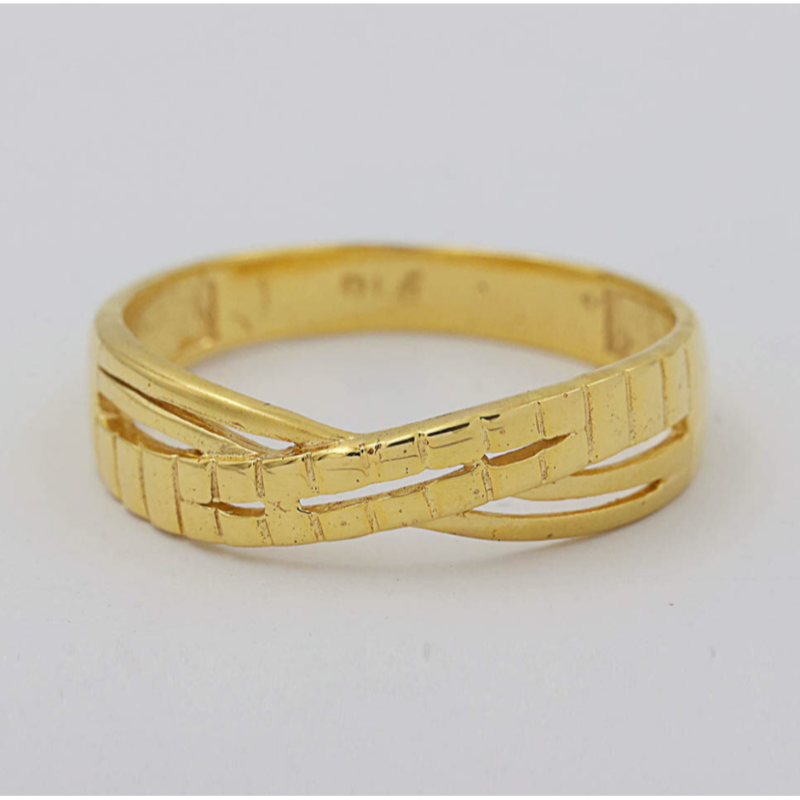 Casual Stylish 22k gold ring