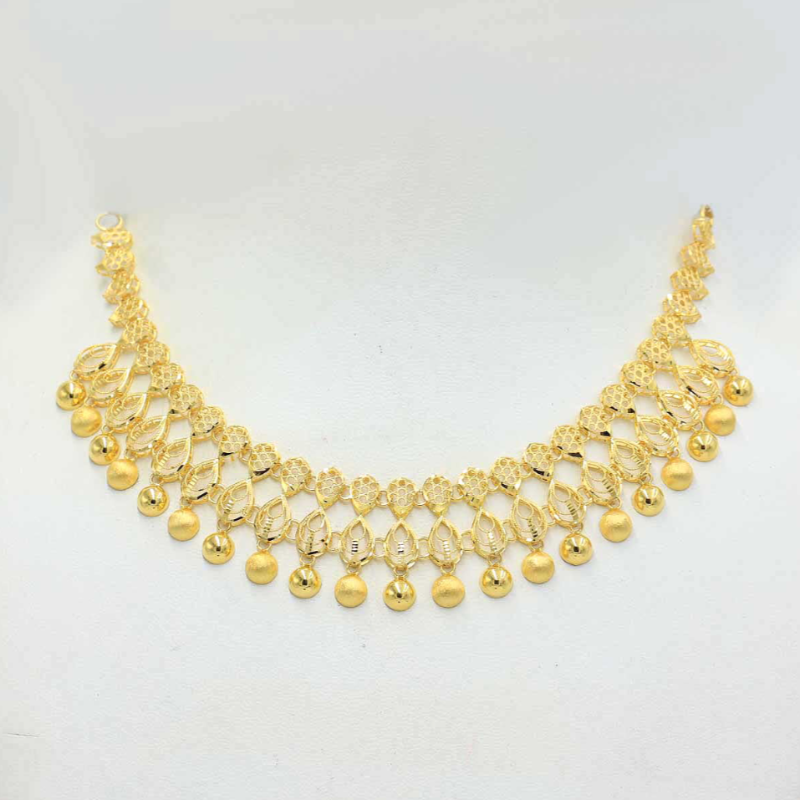 Glamourous 22k gold necklace