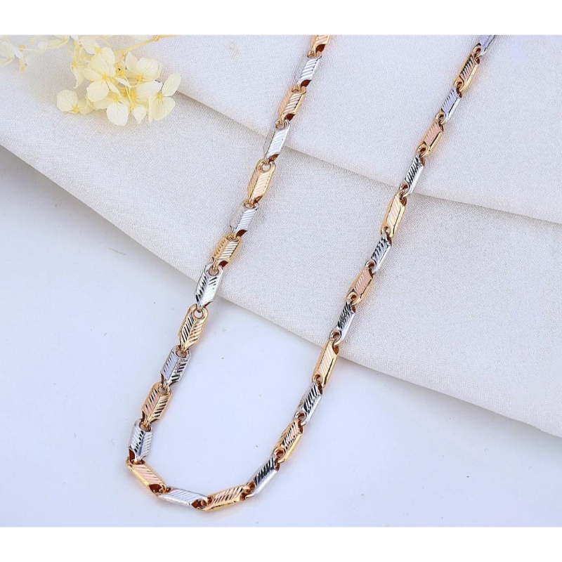 Radiant 18k gold chain