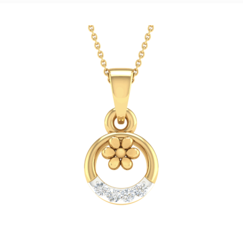 Blissful diamond pendant