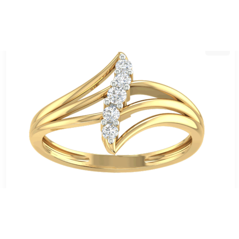 Chalcedony diamond ring 