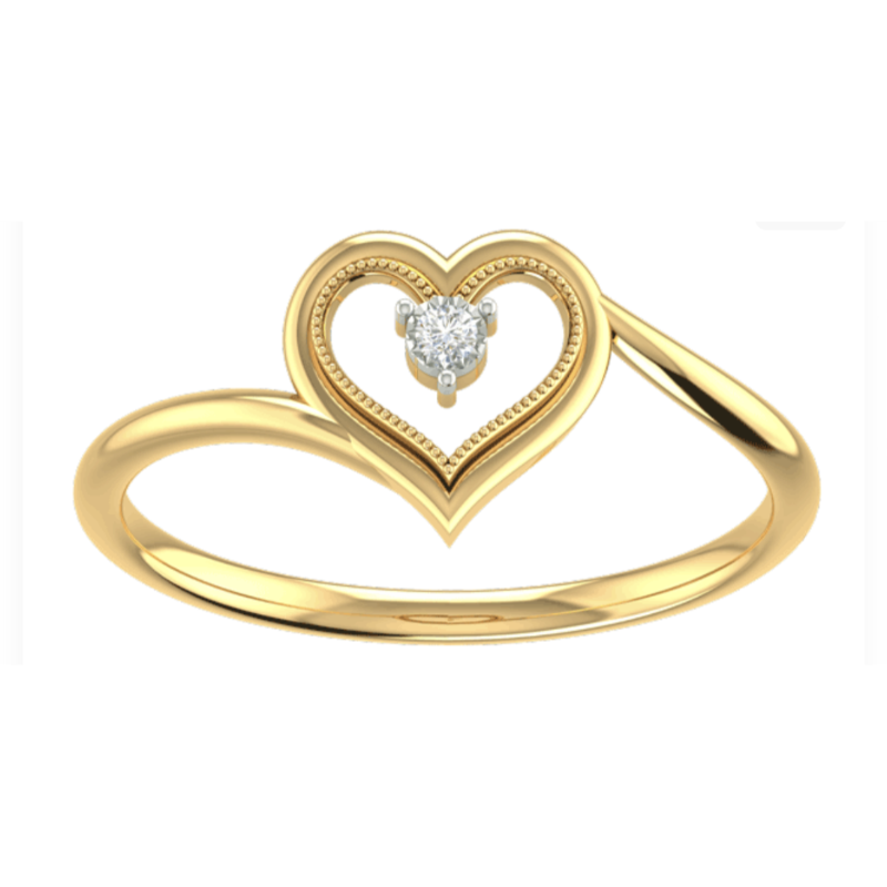 Glittering diamond ring