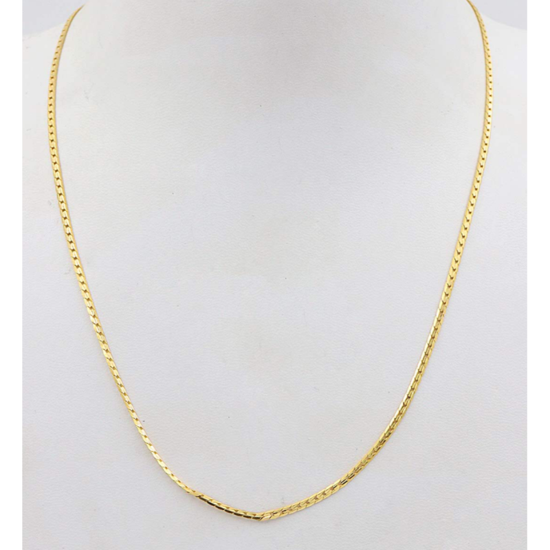 Radiant 22k gold chain