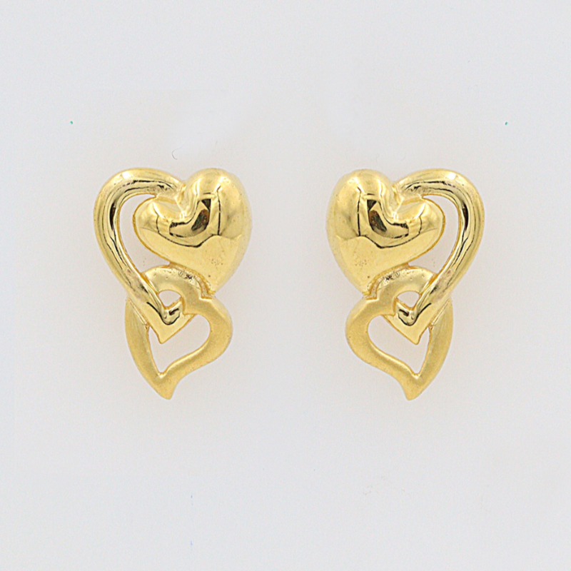 Alluring 22k gold earrings
